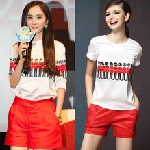 明星网红短裤同款图片,明星效应下的潮流风向标