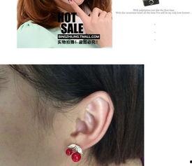 明星网红戴的耳钉